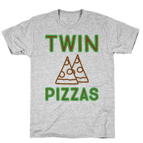 Twin Pizzas Parody T-Shirt