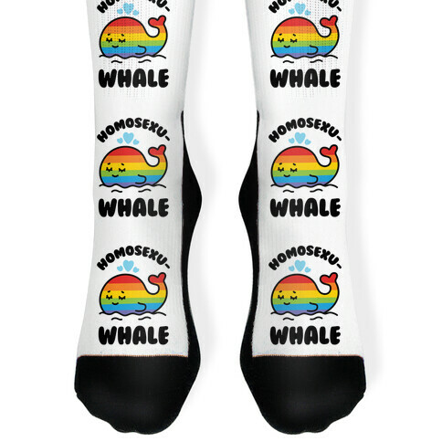 Homosexu-Whale Sock
