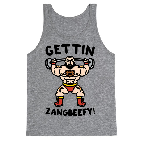 Gettin Zangbeefy Parody Tank Top