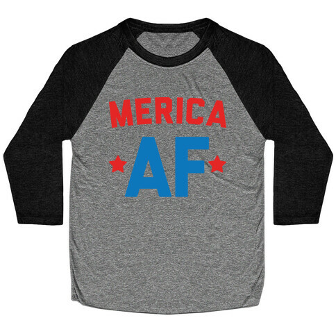 Merica AF Baseball Tee