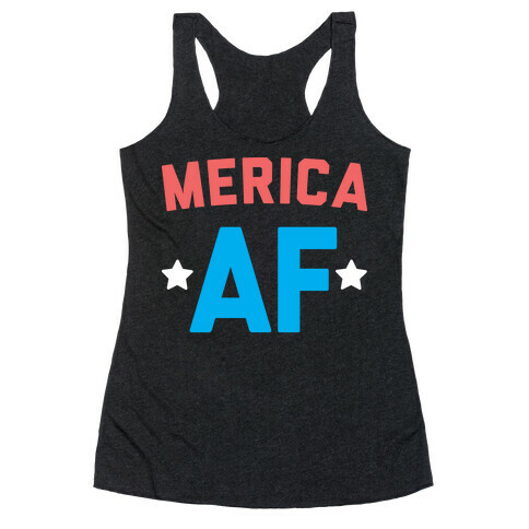 Merica AF Racerback Tank Top