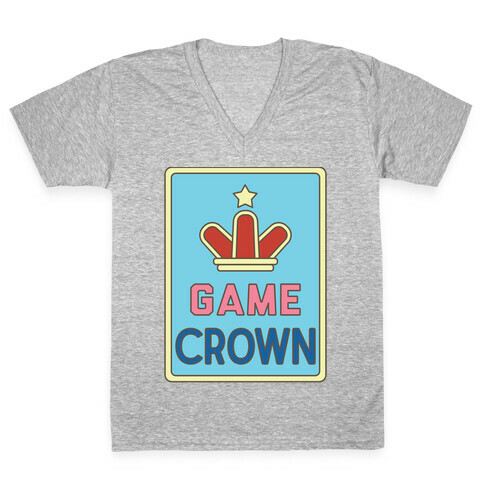 Game Crown V-Neck Tee Shirt