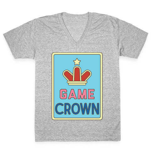 Game Crown V-Neck Tee Shirt