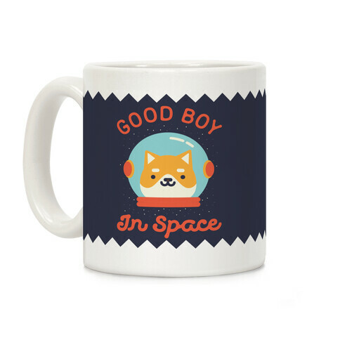 Good Boy In Space Coffee Mug