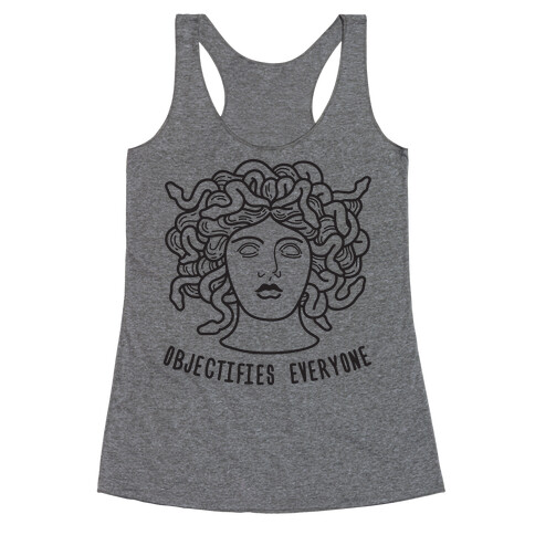 Objectifies Everyone Medusa Racerback Tank Top