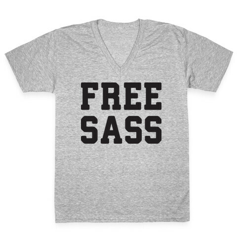 Free Sass V-Neck Tee Shirt