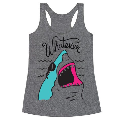 Whatever Shark Racerback Tank Top