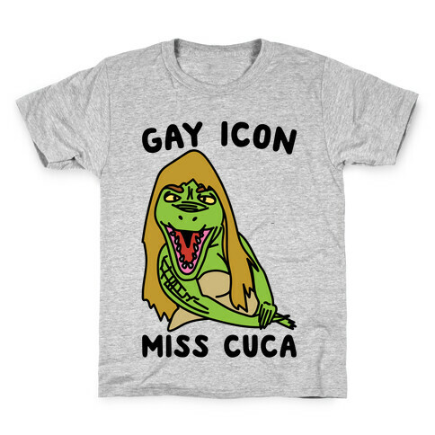 Gay Icon Miss Cuca Parody Kids T-Shirt