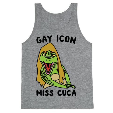 Gay Icon Miss Cuca Parody Tank Top