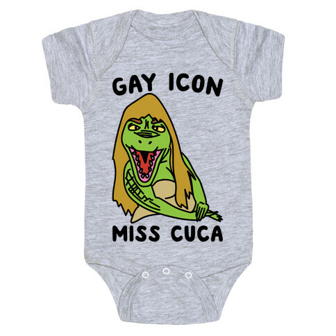 Gay Icon Miss Cuca Parody Baby One-Piece