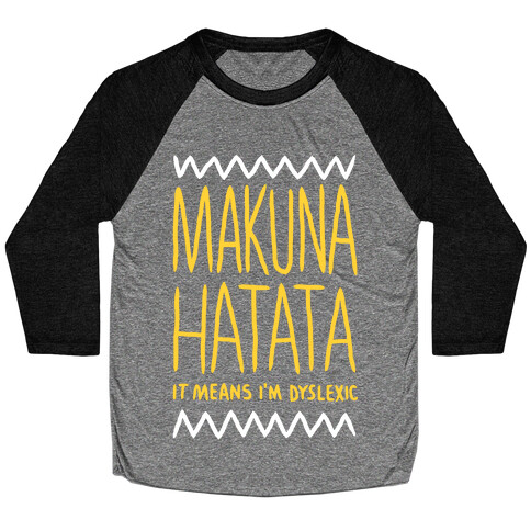 Makuna Hatata Baseball Tee