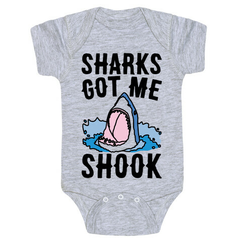 Sharks Got Me Shook Baby One-Piece