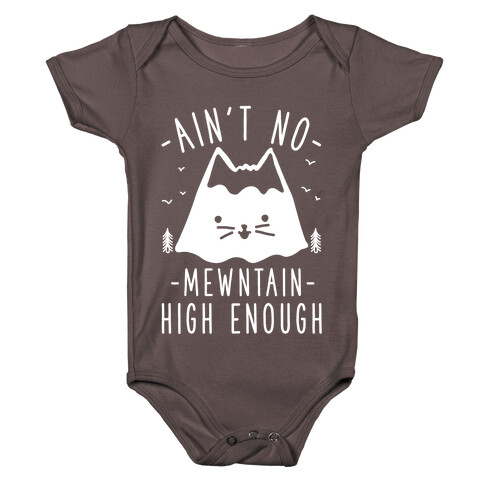 Ain't No Mewntain Baby One-Piece