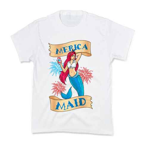 Merica Maid Kids T-Shirt