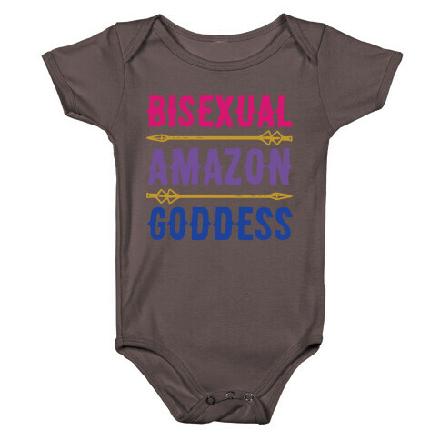 Bisexual Amazon Goddess Parody White Print Baby One-Piece