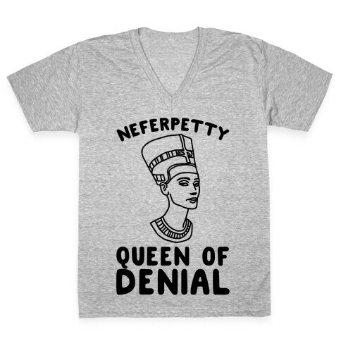 Queen Neferpetty  V-Neck Tee Shirt