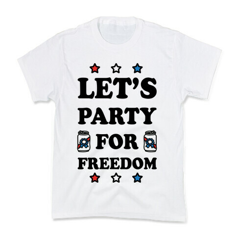 Let's Party For Freedom Kids T-Shirt
