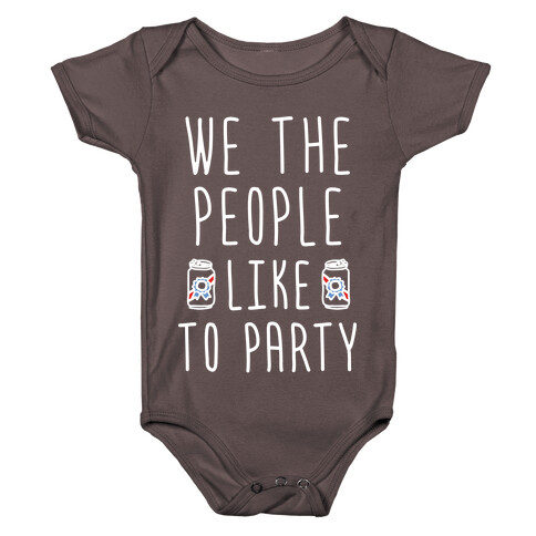 We The People Like To Party Baby One-Piece