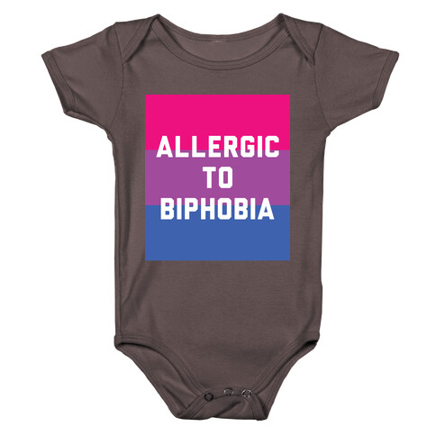 Allergic To Biphobia Baby One-Piece