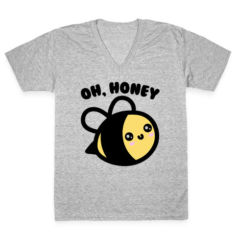 Oh Honey Bee Parody V-Neck Tee Shirt