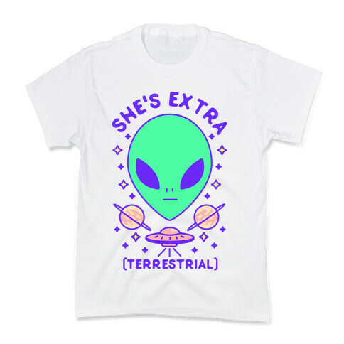 She's Extraterrestrial Kids T-Shirt