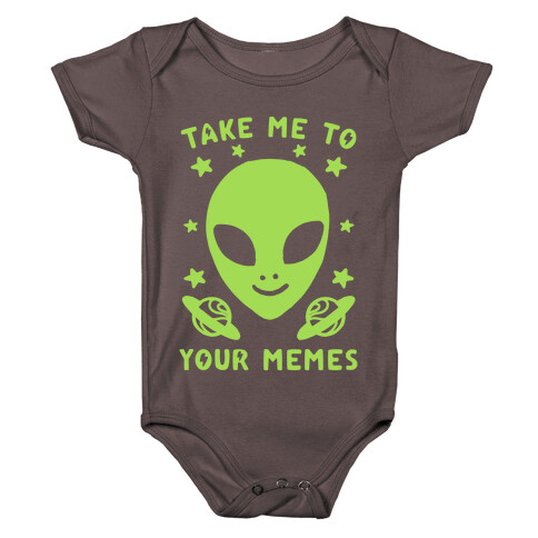 Take Me To Your Memes Baby One-Piece