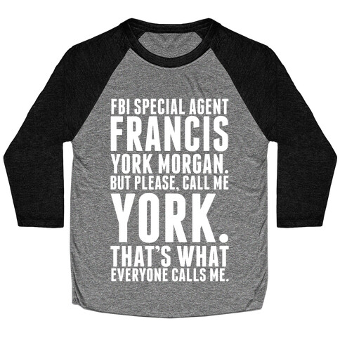 Francis York Morgan Baseball Tee