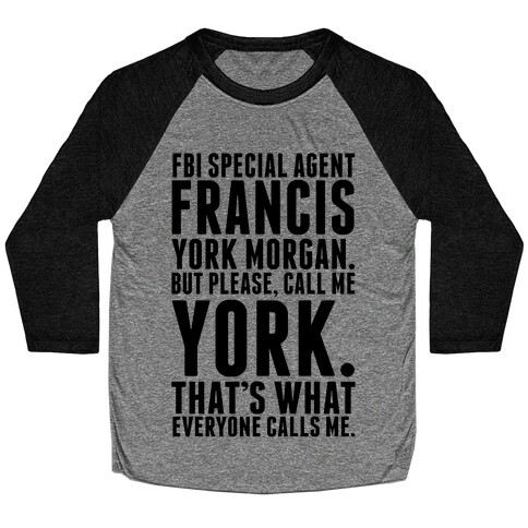 Francis York Morgan Baseball Tee