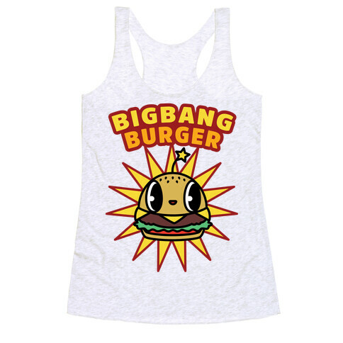 Big Bang Burger Racerback Tank Top