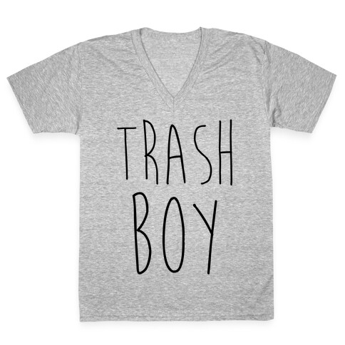 Trash Boy V-Neck Tee Shirt