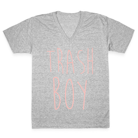 Trash Boy V-Neck Tee Shirt