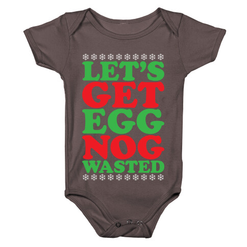 Eggnog Wasted Baby One-Piece