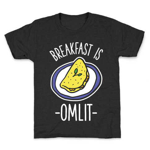 Breakfast is Omlit Kids T-Shirt