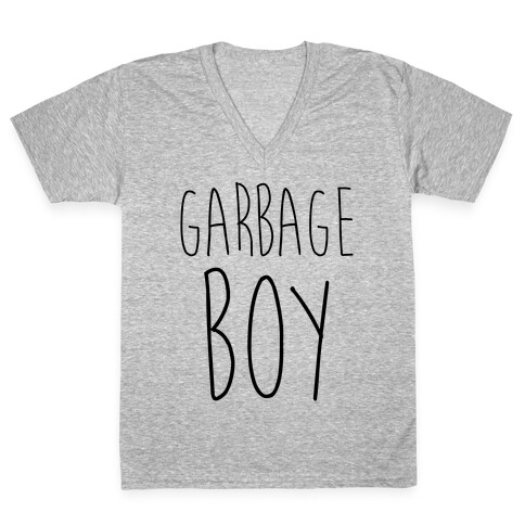 Garbage Boy V-Neck Tee Shirt