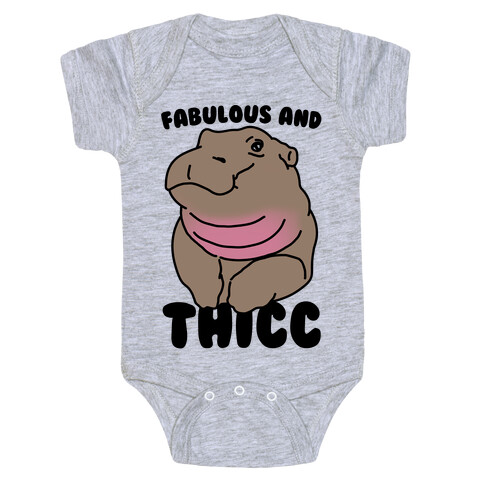 Fabulous and Thicc Baby One-Piece