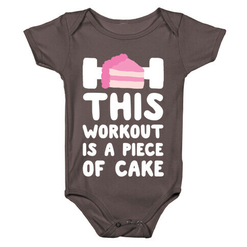 This Workout Is A Piece Of Cake Baby One-Piece