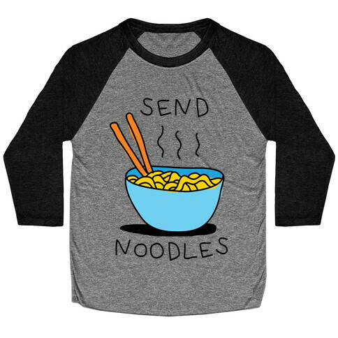 Send Noodles Baseball Tee
