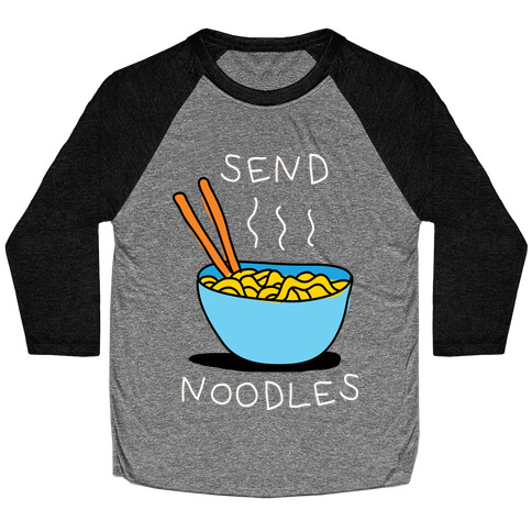 Send Noodles Baseball Tee