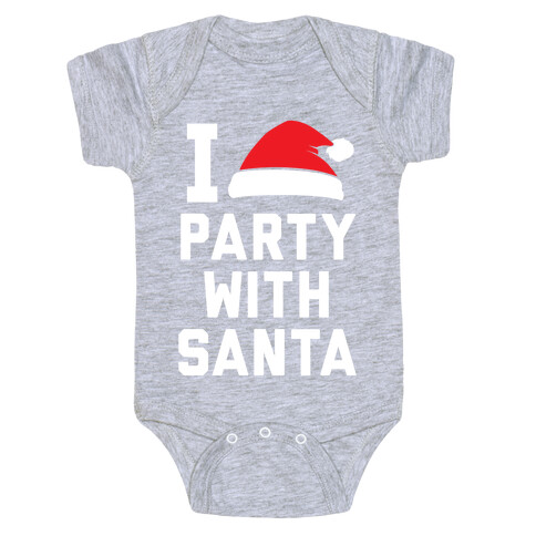 I Party With Santa Baby One-Piece