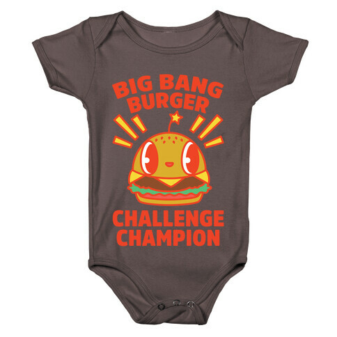 Big Bang Burger Challenge Champion Baby One-Piece
