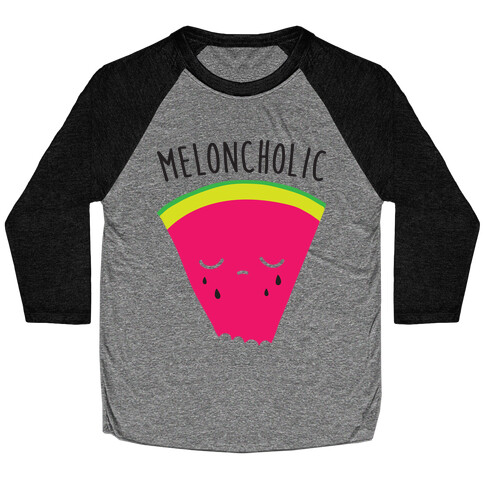 Meloncholic Watermelon Baseball Tee