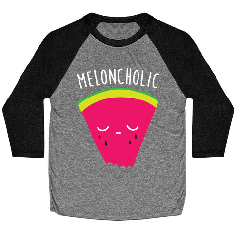 Meloncholic Watermelon Baseball Tee