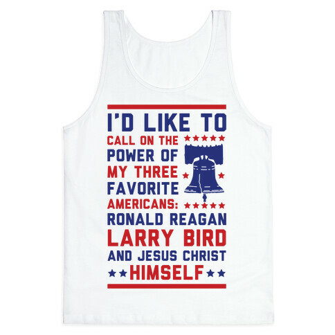 My Three Favorite Americans Tank Top