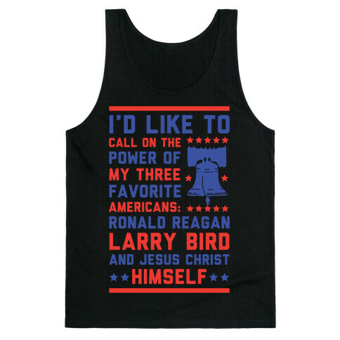 My Three Favorite Americans Tank Top