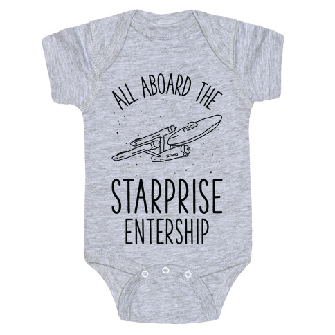 All Aboard The Starprise Entership Baby One-Piece