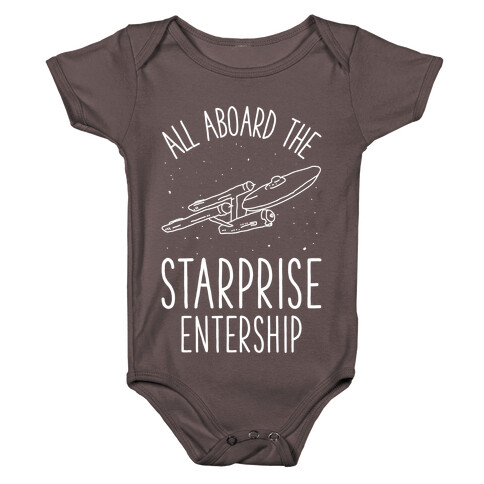 All Aboard The Starprise Entership Baby One-Piece