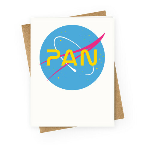 Pan Nasa Greeting Card