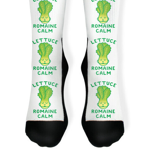 Lettuce Romaine Calm Sock