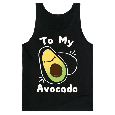 (You're The Toast) To My Avocado White Print Tank Top