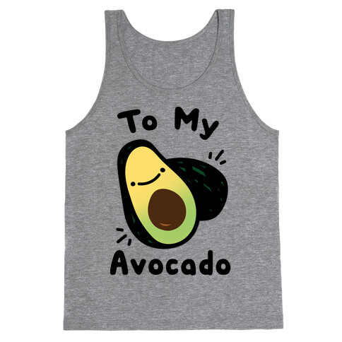 (You're The Toast) To My Avocado White Print Tank Top